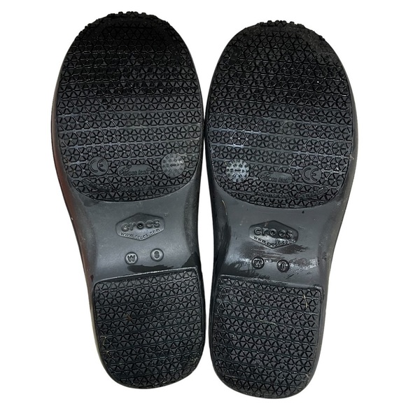 Crocs Neria Pro Black Floral Graphic Clog Comfort Shoe Non-Slip 204046 Women's 8 - Picture 9 of 10